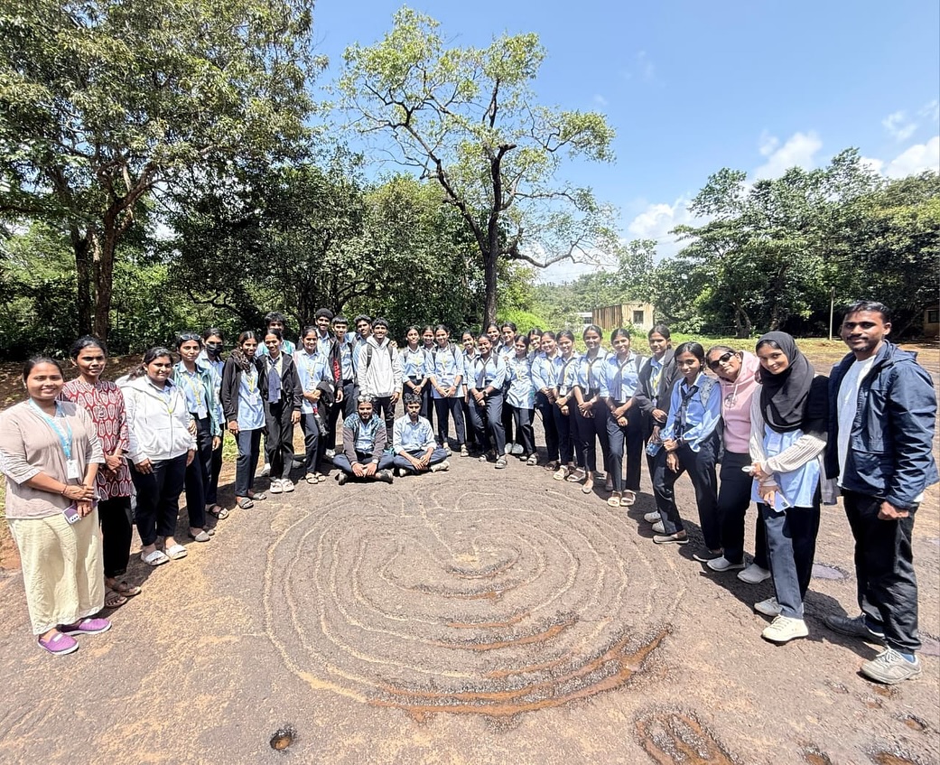 Field visit at remains of Mahadev temple